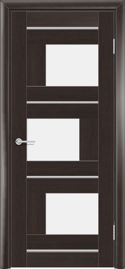 Т5, Орех темный рифленый, Белое матовое