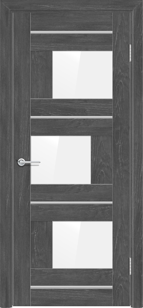 Т5, Дуб графит, Лакобель белый