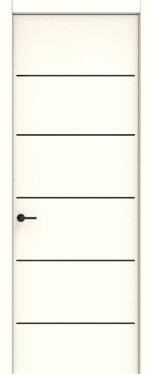 Лайн 5 вставка черная, Софт белый Эксклюзив