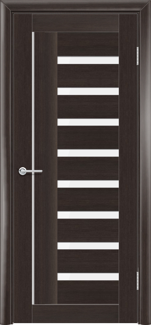 Т3, Орех темный рифленый, Белое матовое