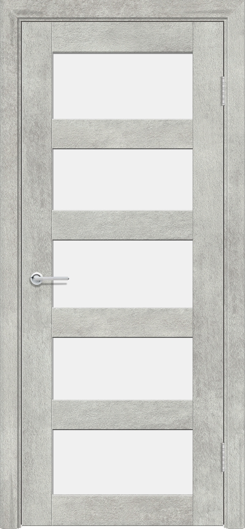 Т19, Серый бетон, Белое матовое