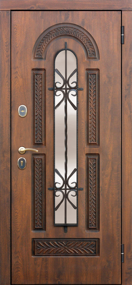 Входная дверь Vikont Грецкий орех