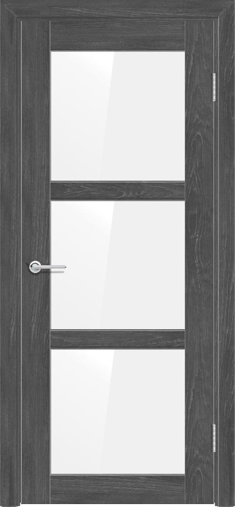 Т24, Дуб графит, Лакобель белый