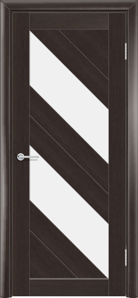 Т27, Орех темный рифленый, Белое матовое