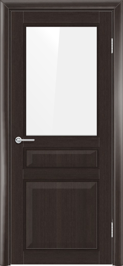 Т43, Орех темный рифленый, Лакобель белый