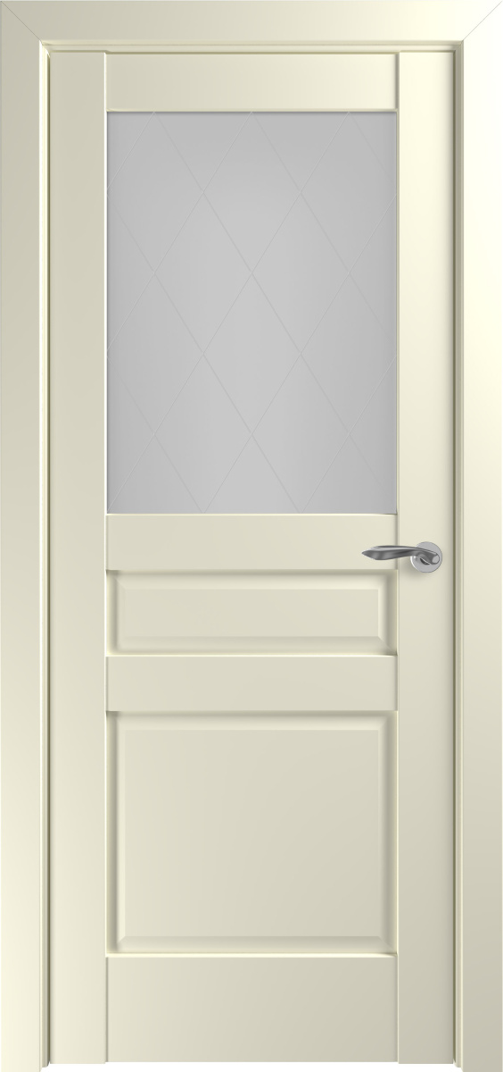 Ампир, S Classic, Экошпон, Матовый кремовый, Сатинат, Ромб