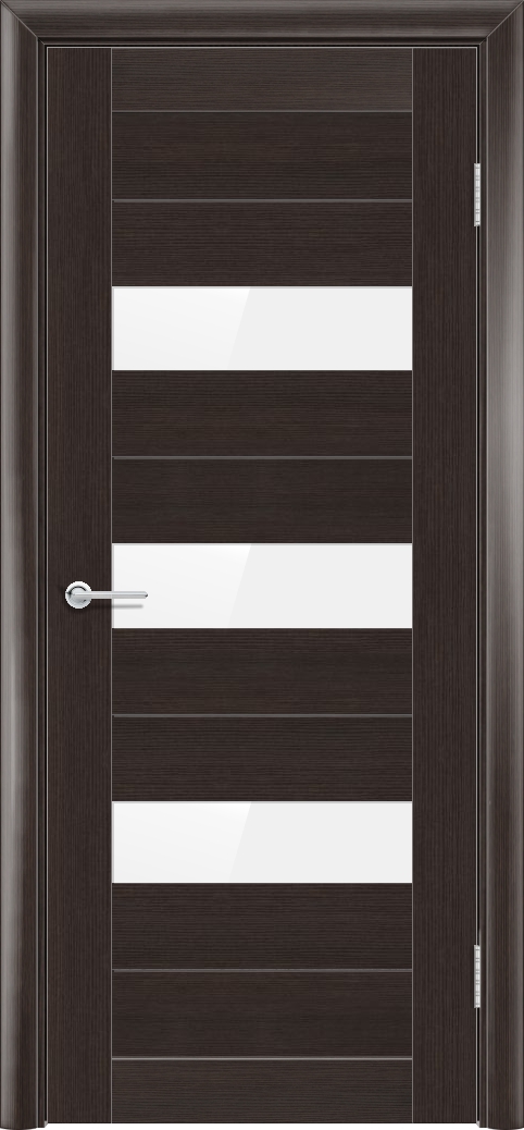 Т36, Орех темный рифленый, Лакобель белый