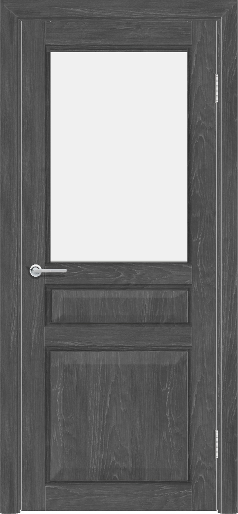 Т43, Дуб графит, Белое матовое