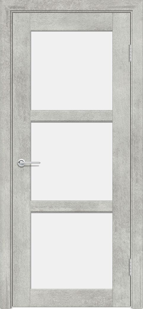 Т24, Серый бетон, Белое матовое