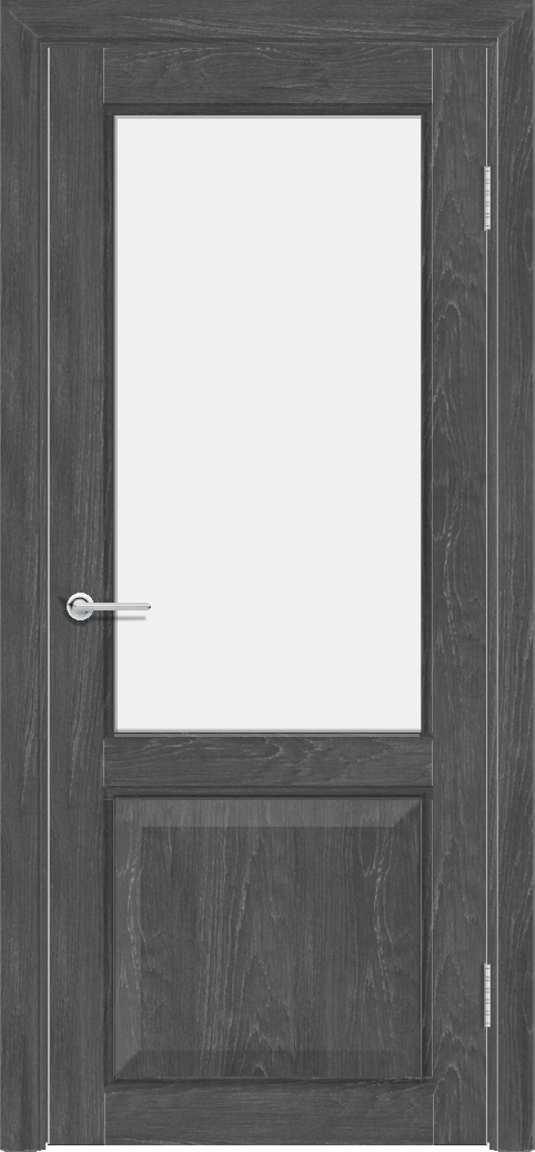 Т42, Дуб графит, Белое матовое