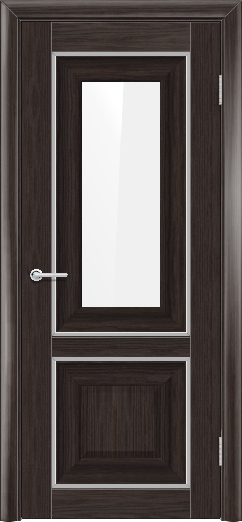 Т45, Орех темный рифленый, Лакобель белый