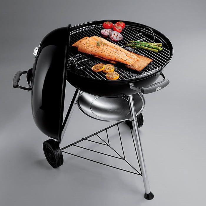 Гриль угольный Weber Compact Kettle, 57 см черный