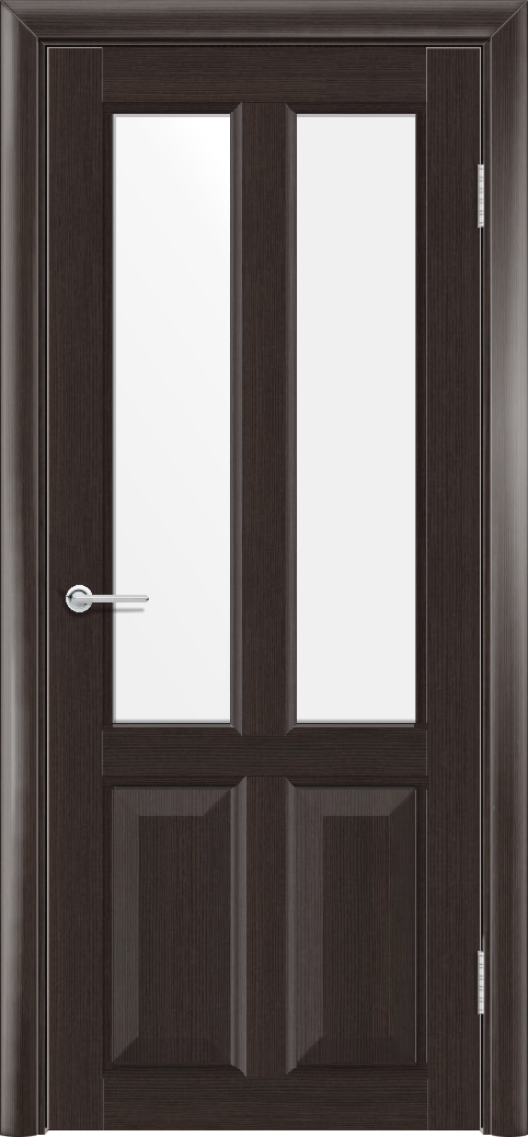 Т55, Орех темный рифленый, Лакобель белый