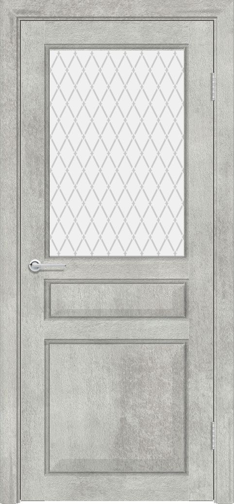 Т43, Серый бетон, Белое матовое