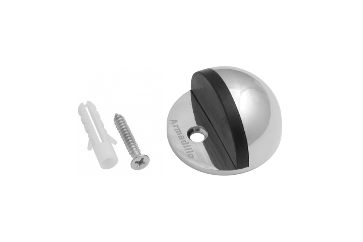 Упор дверной Armadillo DH003ZA CP Хром 15100