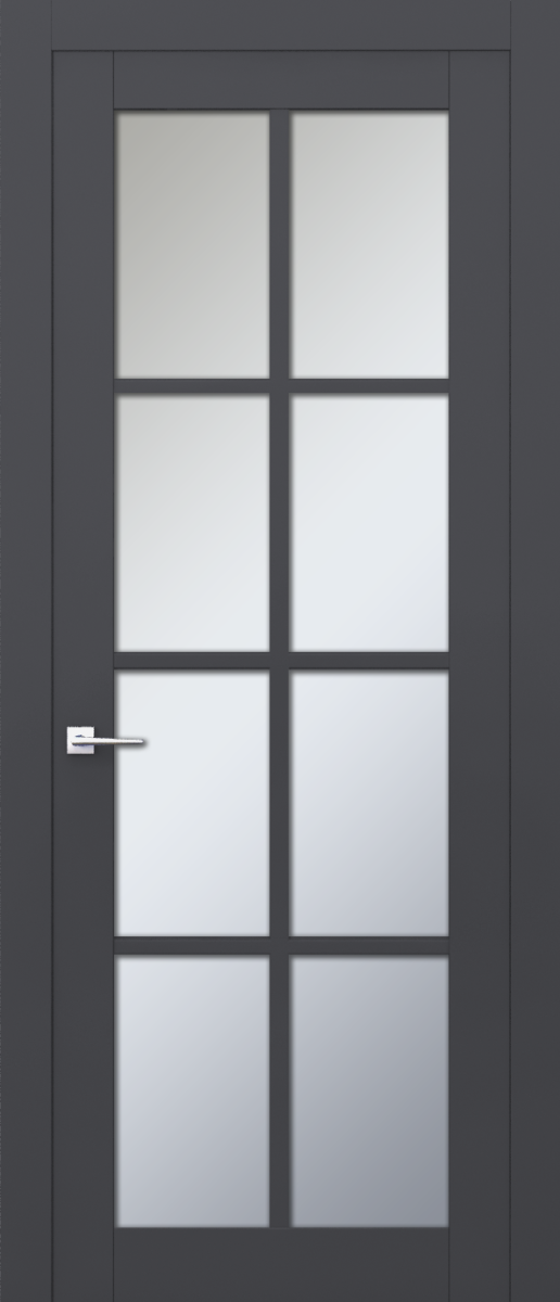 V 26, Vista, Экошпон, Софт графит, Белое матовое