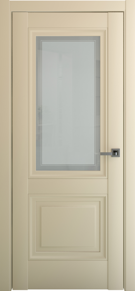 Венеция В2, Classic Baguette, Экошпон, Матовый кремовый, Сатинат