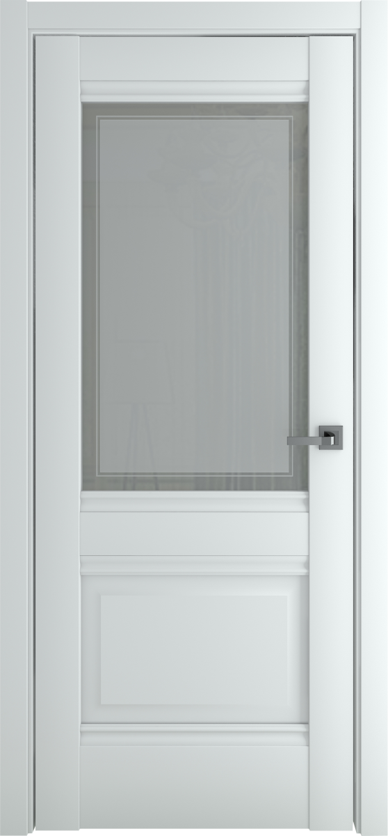 Венеция В4, Classic Baguette, Экошпон, Матовый белый, Сатинат