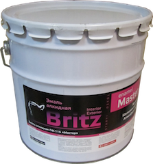 Эмаль ПФ-115 Мастер Бриц Белая 20кг