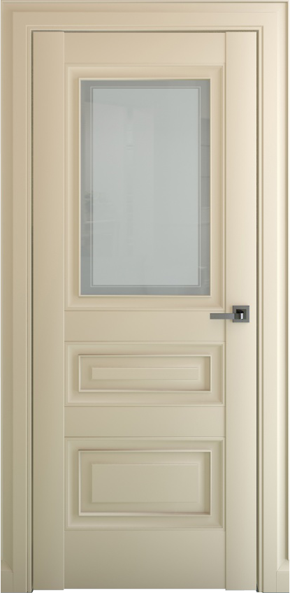 Ампир В2, Classic Baguette, Экошпон, Матовый кремовый, Сатинат