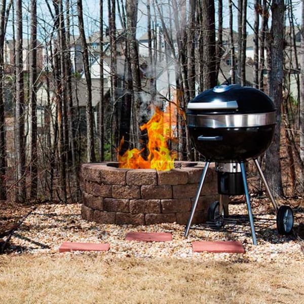 Гриль угольный Napoleon PRO22K-LEG, 57 см черный