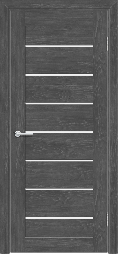 Т18, Дуб графит, Белое матовое