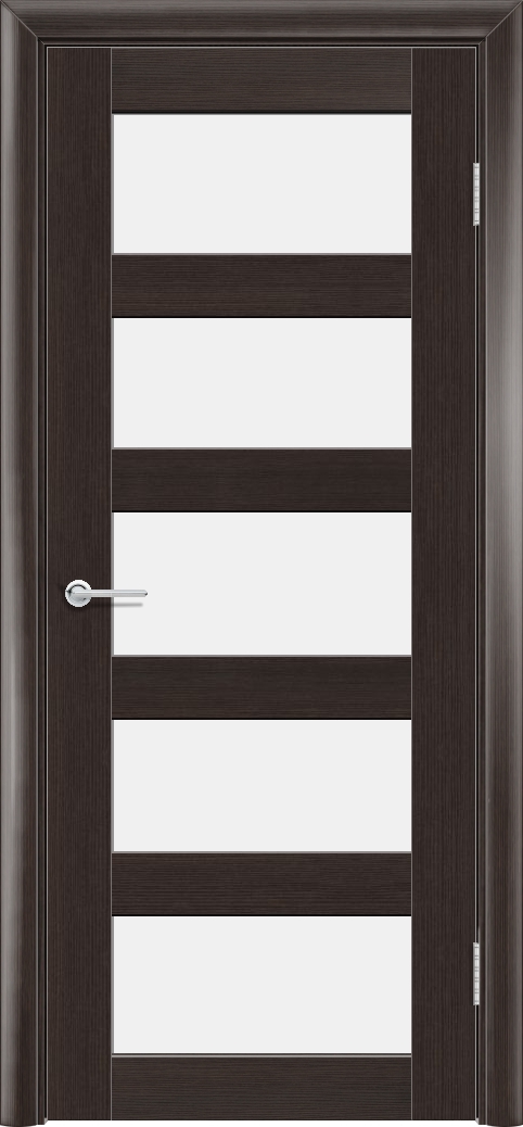 Т19, Орех темный рифленый, Белое матовое