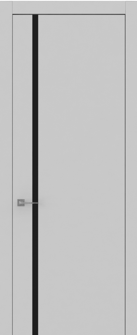 Тренд В8, Trend, Экошпон, Софт серый, Лакобель черный