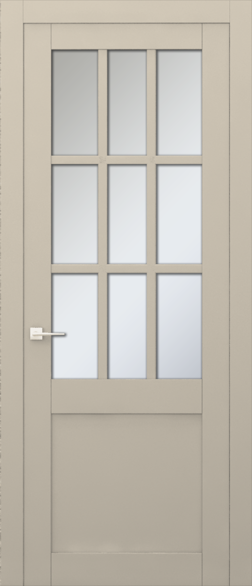 V 38, Vista, Экошпон, Софт сантьяго, Белое матовое