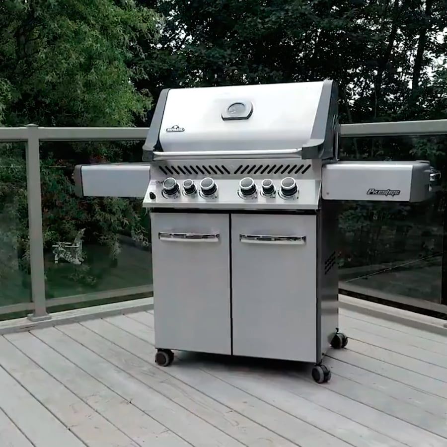 Гриль газовый Napoleon Prestige-500, нерж. сталь