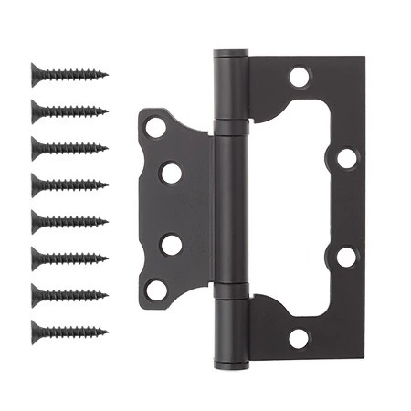 Петля накладная Vanger 100*75*2,3-P2-BLM черный 34578