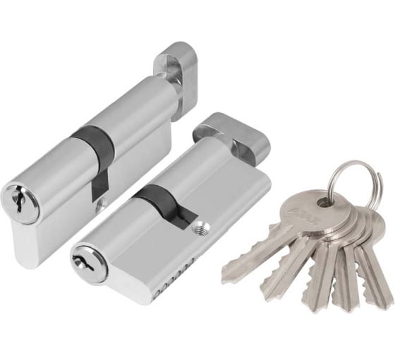 Цилиндровый механизм Ajax AZ102 90мм 50+10+30 CP хром 44565