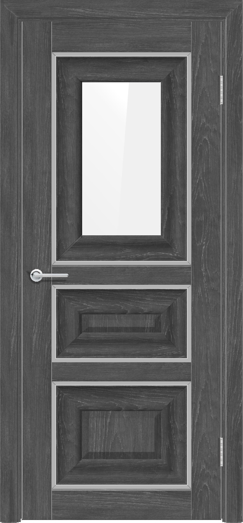 Т46, Дуб графит, Лакобель белый