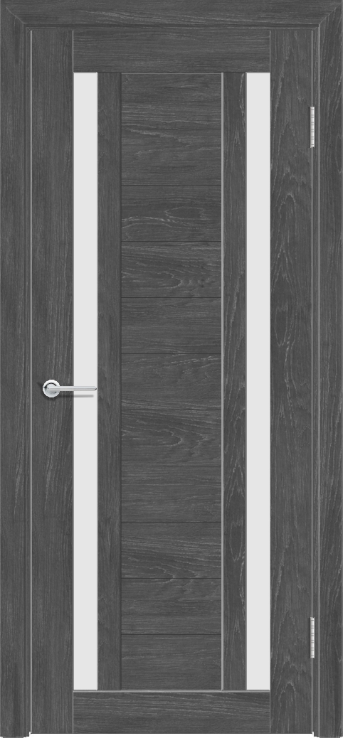 Т6, Дуб графит, Белое матовое