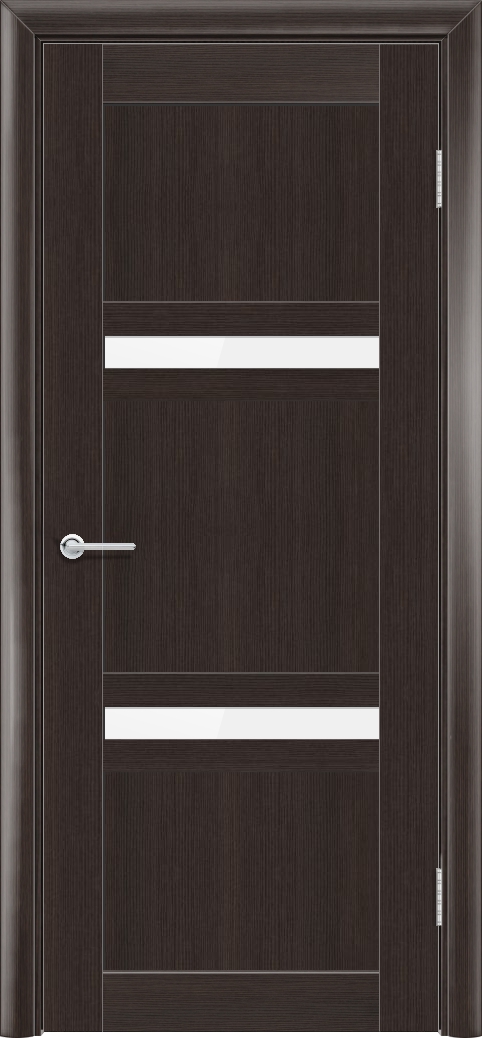 Т51, Орех темный рифленый, Лакобель белый