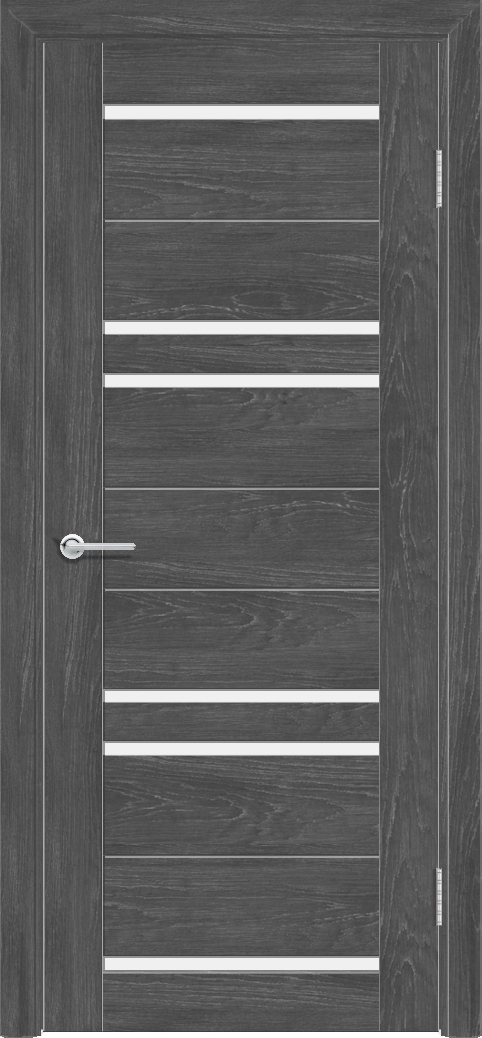 Т16, Дуб графит, Белое матовое