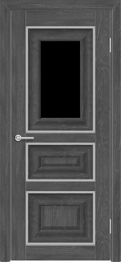 Т46, Дуб графит, Лакобель черный