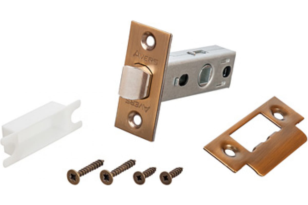 Защёлка врезная Avers 5400-AN антик 25341
