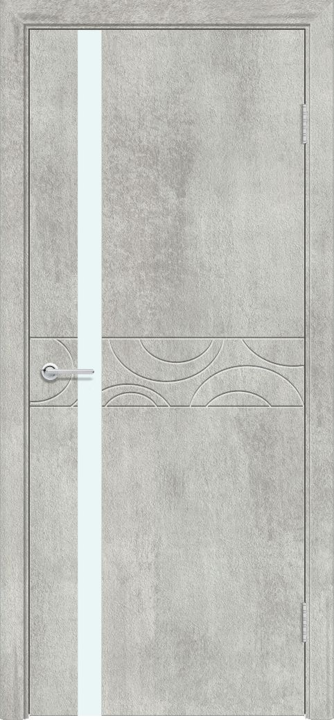 M68, Бетон серый, Лакобель белый