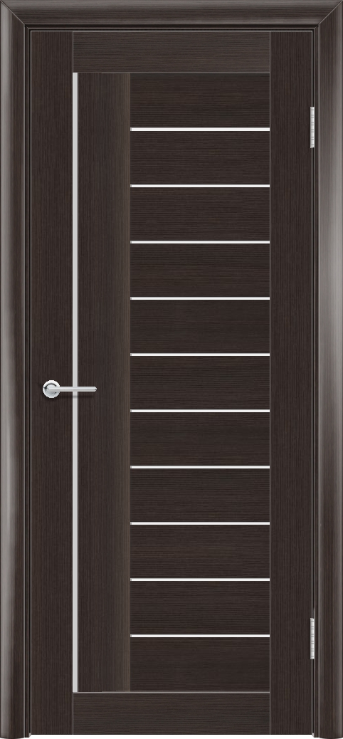 Т38, Орех темный рифленый, Белое матовое