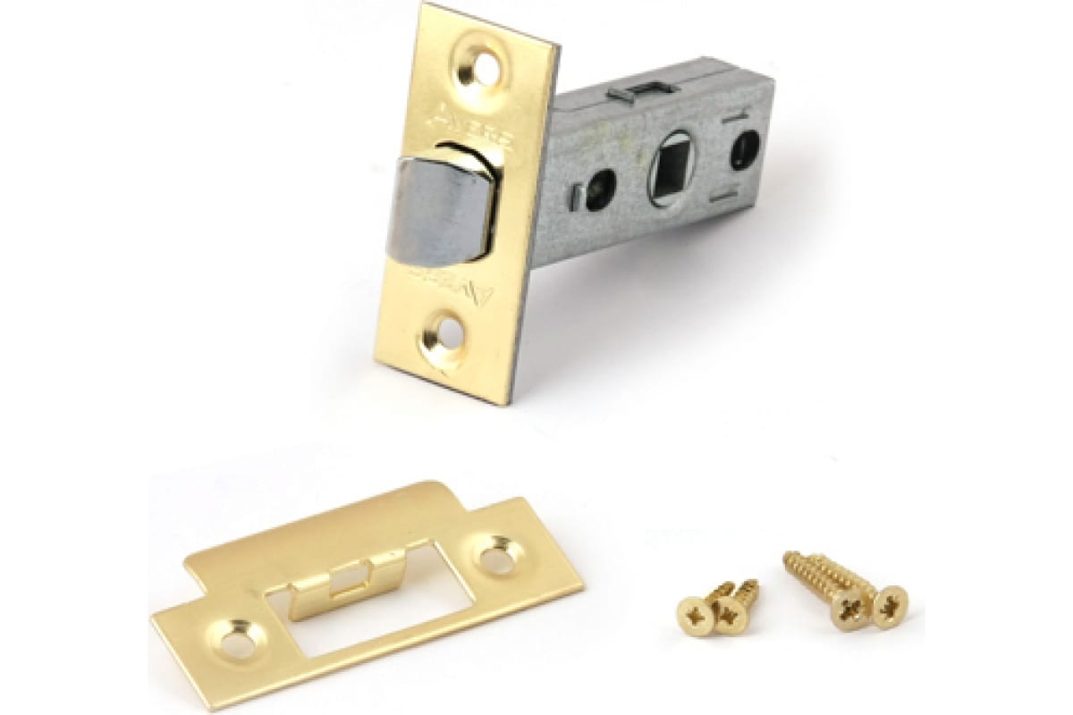 Защёлка врезная Avers 5400-G золото 22509